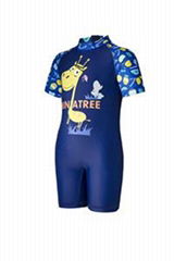 Boys’ one piece UV protection swimsuit