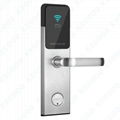 RFID Hotel Apartment Smart Safe Card Front Door Lock KXG-H1 1