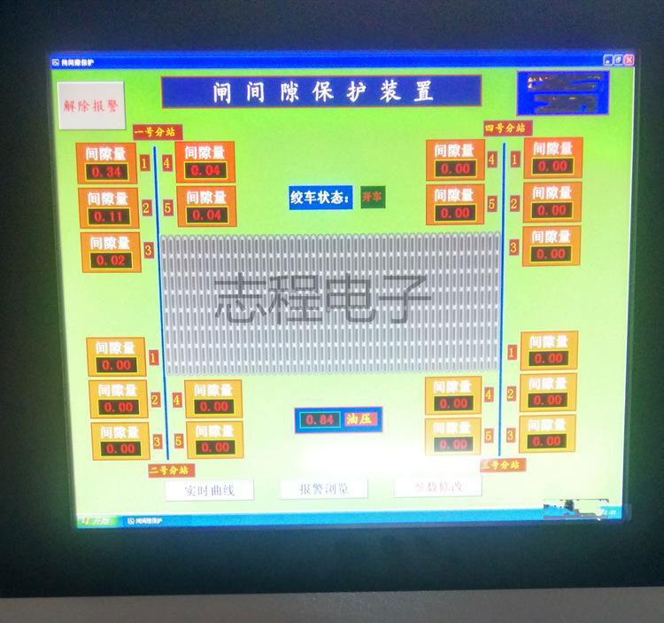 提升機閘瓦間隙電機主軸承溫度振動監測 2