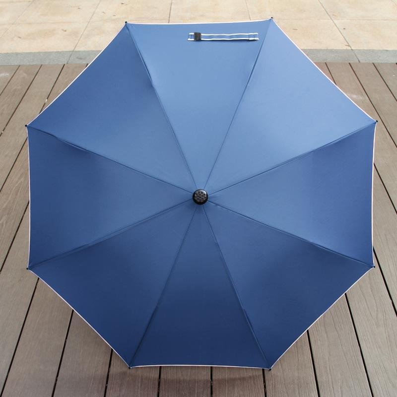 中益23寸雙槽骨拐杖傘一體多功能防滑老人雨傘可定製LOGO一件代發 5