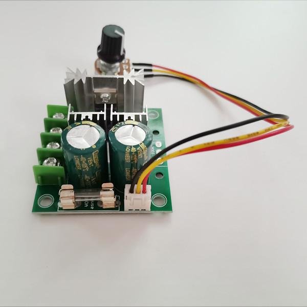 12V-40V 10A PWM DC Stepless speed change switch module Motor Speed Controller Wi 2