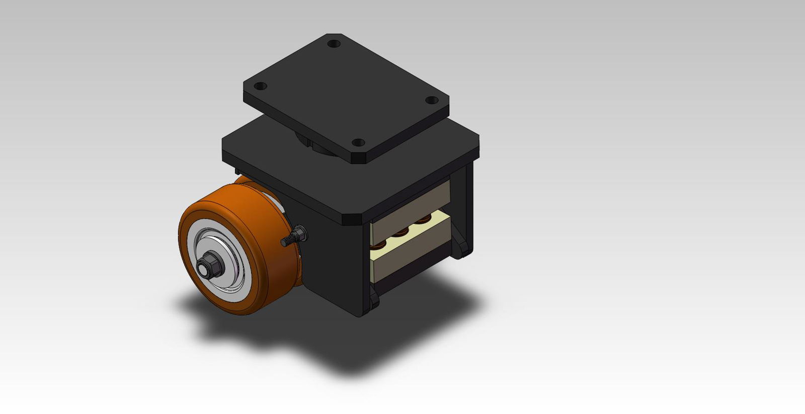 Damping caster of high precision AGV laser guided vehicle 2