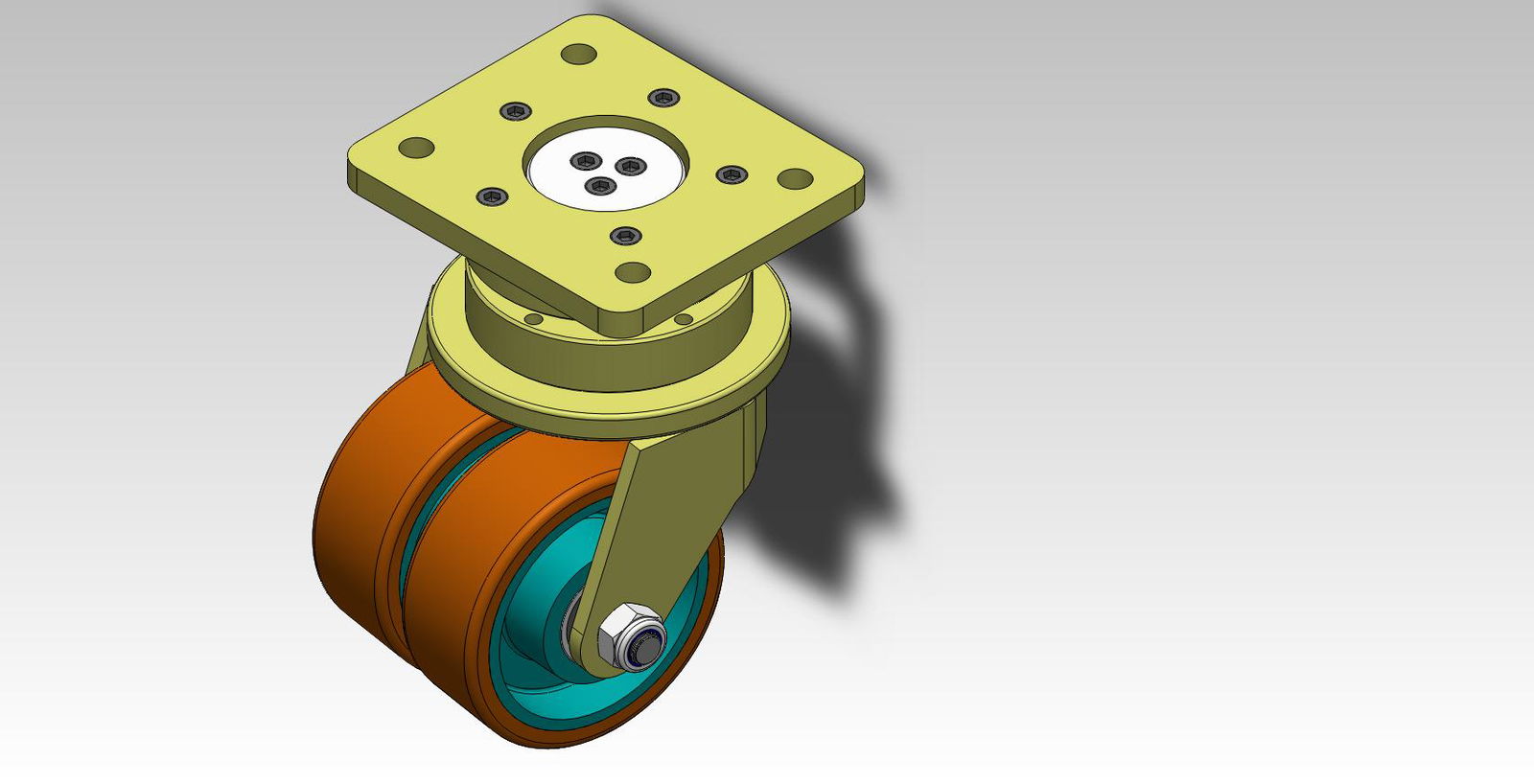 AGV Crankshaft Mechanism Swivel Caster 2