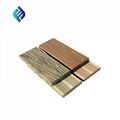 Deep 3D wood grain panel PE WPC Composite outdoor wall cladding 1