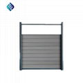 wood plastic composite wpc fence panel