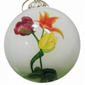 Hand-Painted Glass Christmas Ball 1