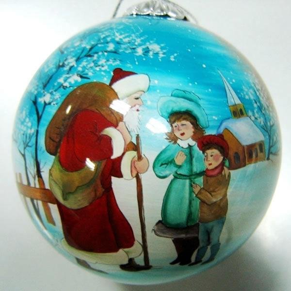 China Inside Painted Glass Christmas Balls