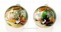 Personalized glass Christmas baubles 2