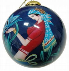 The China Yunnan heavy color painting baubles hand painted inside