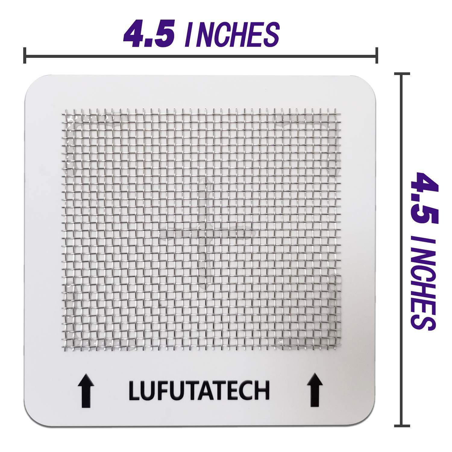 Lufutatech 2Pcs Ceramic Ozone Plates for Popular Home Air Purifiers 4.5" x 4.5"