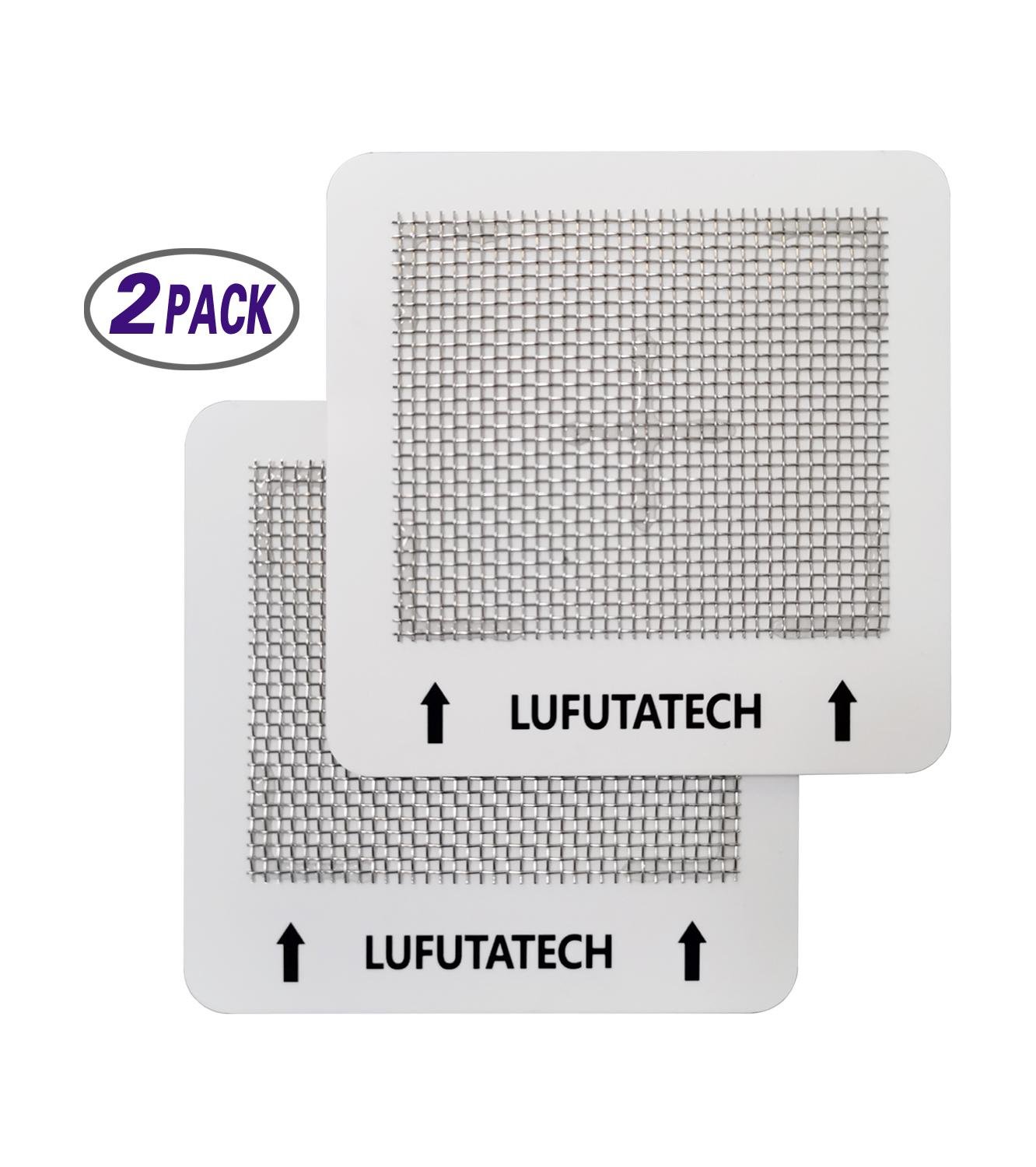 Lufutatech 2Pcs Ceramic Ozone Plates for Popular Home Air Purifiers 4.5" x 4.5" 2
