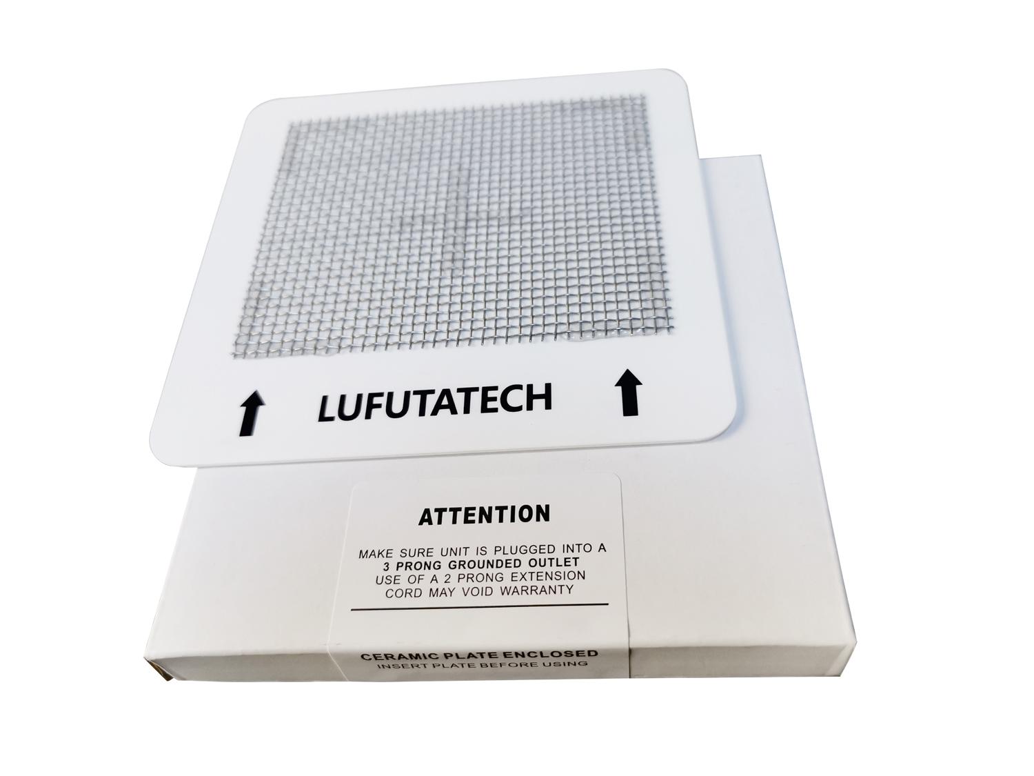 Lufutatech 2Pcs Ceramic Ozone Plates for Popular Home Air Purifiers 4.5" x 4.5" 5