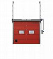 Industrial Vertical Lift Rolling Insulated Aluminium Garage Sectional Door 