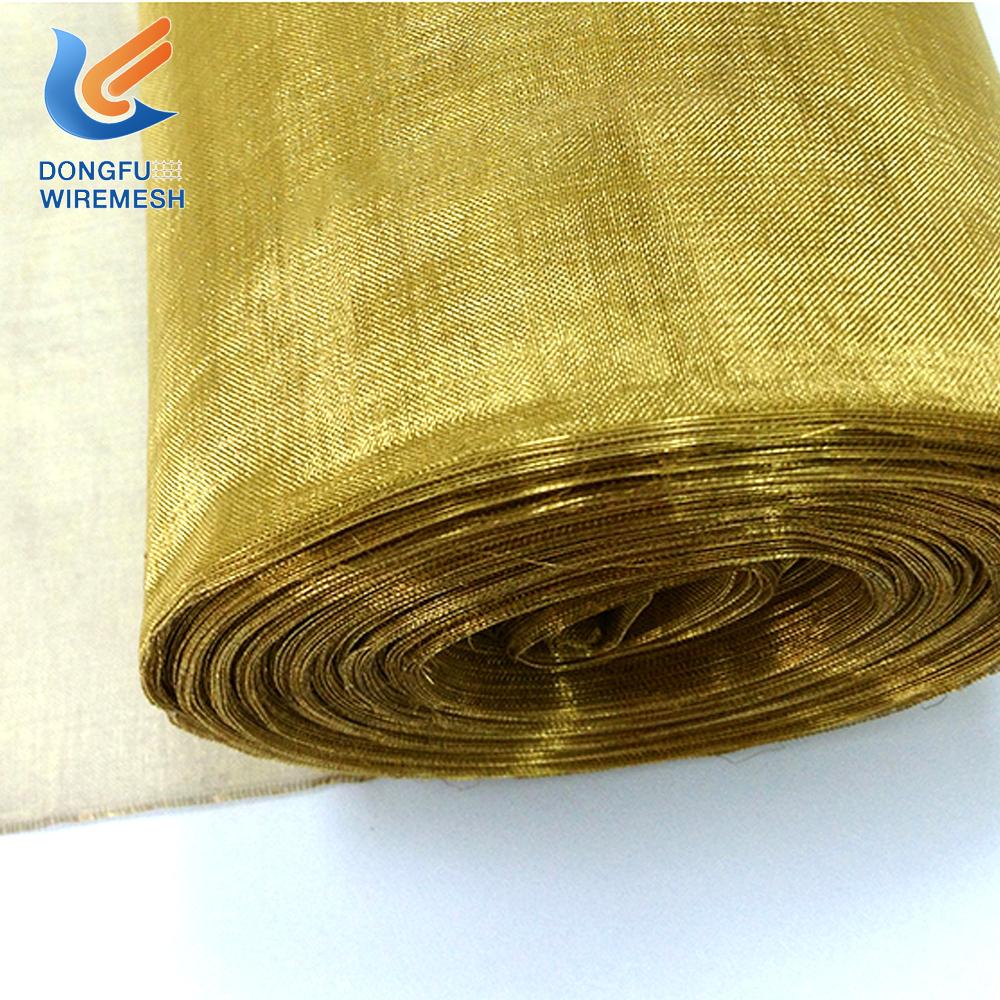 Woven Brass Wire Mesh WWM DONGFU (China Manufacturer) Wire Mesh