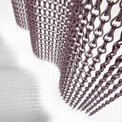 Aluminum Chain Link Curtain for Architectural Decoration