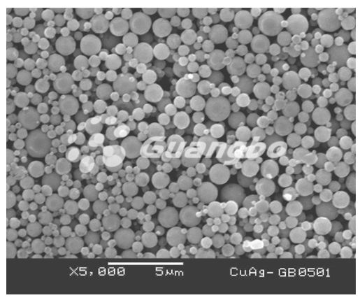 Sphere or flake Nano Silver-coated Copper Powder  5