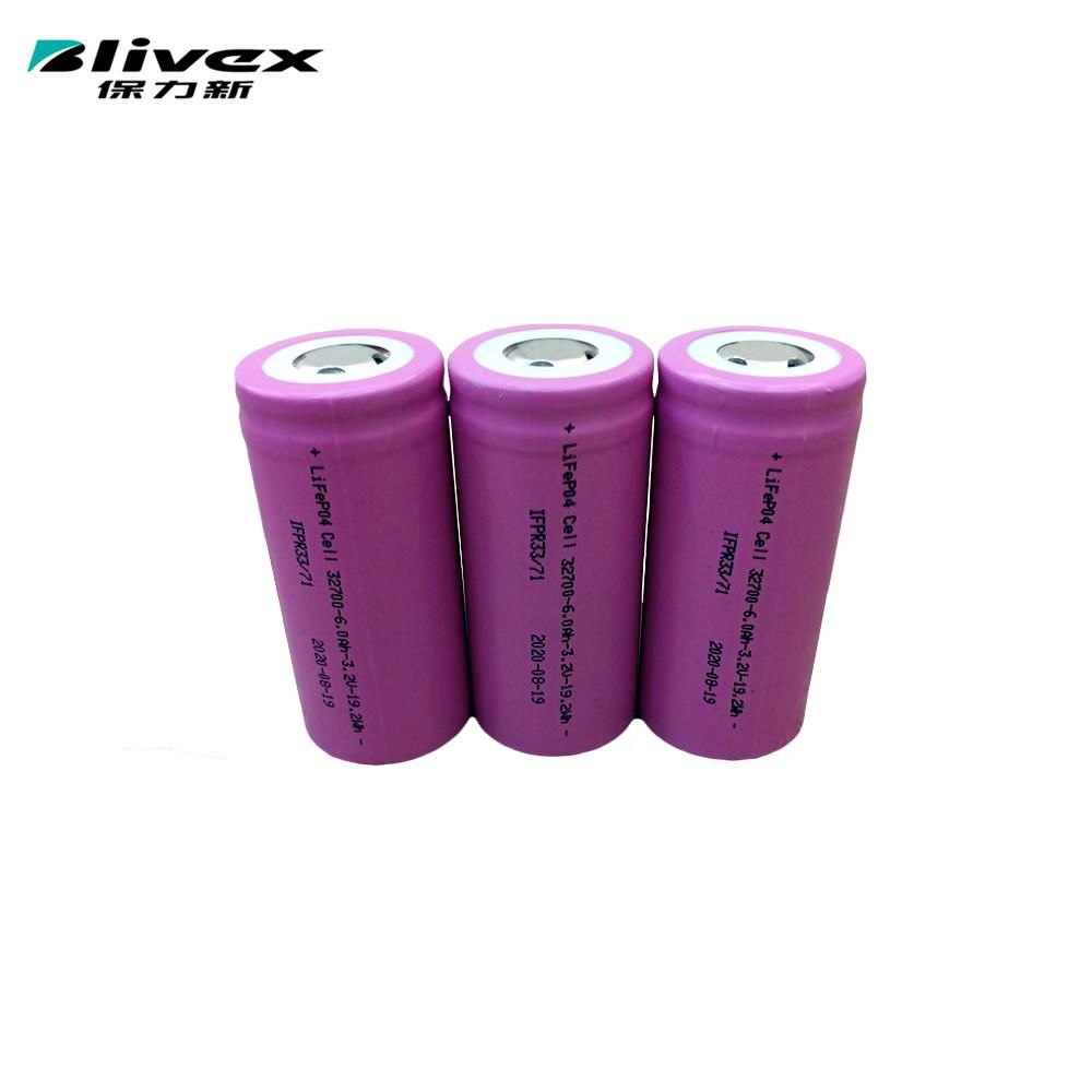 LiFePO4 32700 3.2V 6Ah LFP Battery Cell for EV, Motorcycle 3