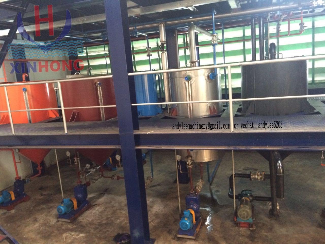 Oil refinery plant (fish oil or meat fat) 3