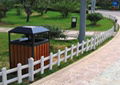 PVC塑钢绿化围栏 草坪护栏