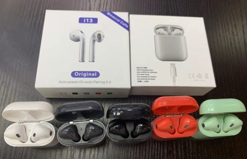 Hot Top quality I13 Wireless Headphones with Wireless Charger airpods  5