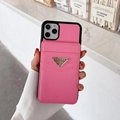 Prada case with card slot for iphone 12 pro max/12 pro/12/11 pro max/xr/covers