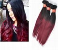 new 10A Ombre 1b/99j Brazilian Straight