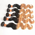 new 10A Ombre Brazilian Body Wave Human Hair Bundles Blonde Brazilian Wave hair 4