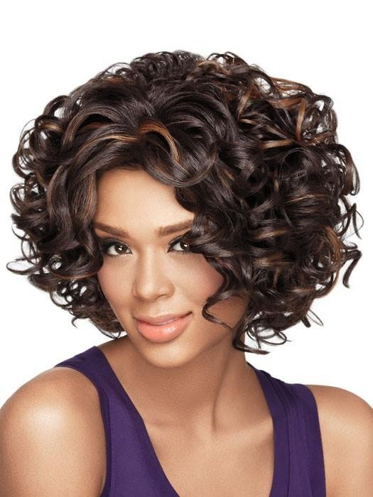 New kinky curly wigs Simulation Human Hair curly full wig good quality for women 2