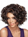 New kinky curly wigs Simulation Human Hair curly full wig good quality for women