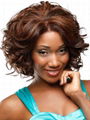 New kinky curly wigs Simulation Human Hair curly full wig good quality for women