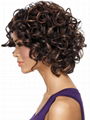 New kinky curly wigs Simulation Human Hair curly full wig good quality for women