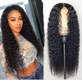 New long Curly wigs Simulation Human Hair full wave wig good quality for women