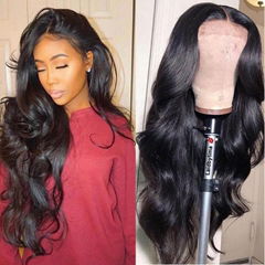 New long Curly wigs Simulation Human Hair full wave wig good quality for women