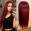 New long straight wigs Simulation Human Hair full wig good quality for women 1