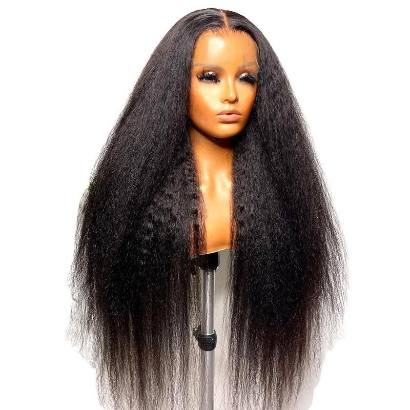 New Curly straight wigs Simulation Human Hair full wig Europ style  for women 2