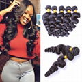 Hot loose wave human hair Wave Virgin human hair Brazilian Body Wave Virgin  3