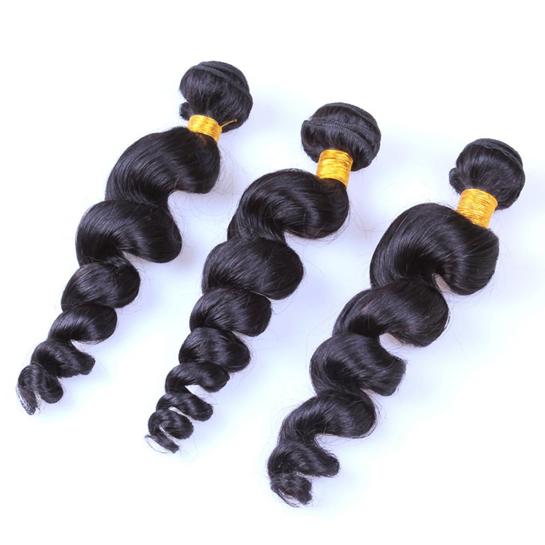 Hot loose wave human hair Wave Virgin human hair Brazilian Body Wave Virgin  5