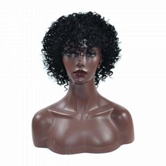 2024 short straight wigs Simulation Human Hair full wig good quality for women