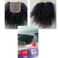 10A T shape 4x4 closure Straight human hair Brazilian Human Hair Weaves middle  7