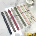 Fashion  Silicon watch wrist for apple watch watch belts watch bands for apple   2