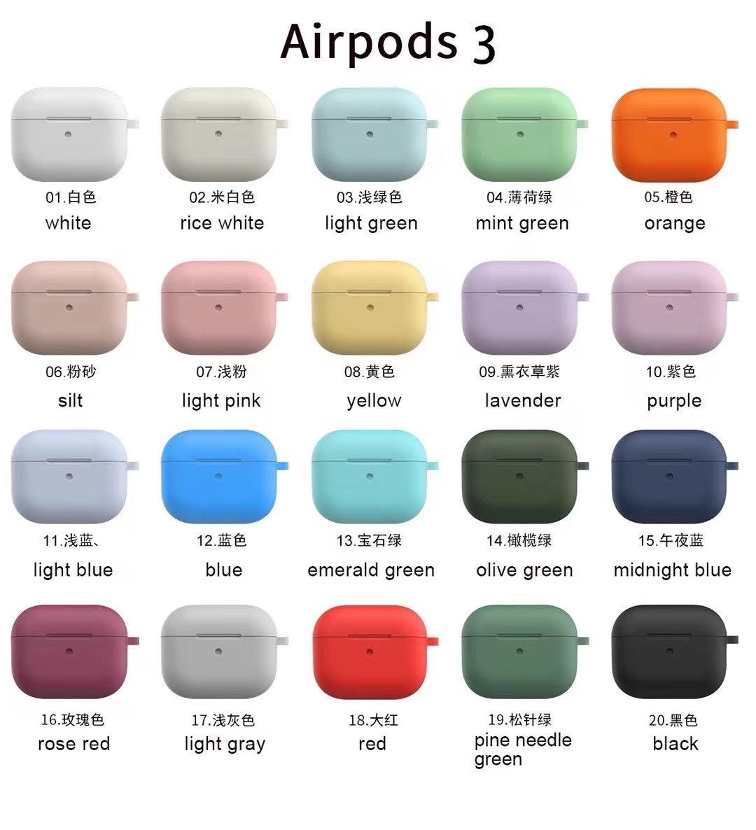 Hot silicon cases cover for apple airpods 2/ pro/3rd cases covers shells  5