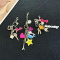 Hot new fashion mini Balencia ga Key Chain for bags bags accessories  