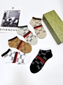 2025 fashion GUCC Stocking silk socks cotton socks LV brand name socks  