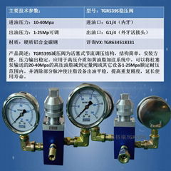 TGR539S穩壓閥黃油機減壓閥注脂降壓閥壓力調節閥高壓調壓