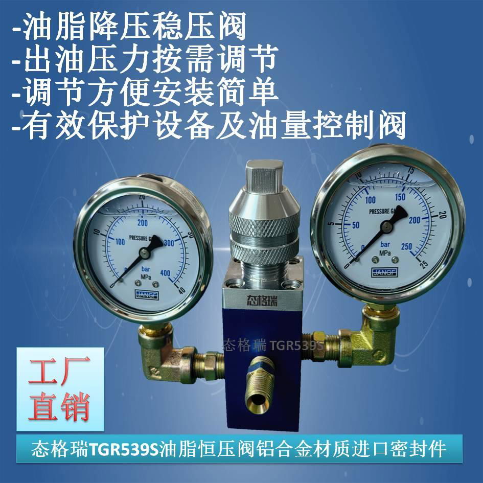 TGR539S穩壓閥黃油機減壓閥注脂降壓閥壓力調節閥高壓調壓閥 3
