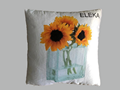 ELEKA sunflower decorative throw pillow, availble in various size