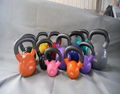 12kg Cast Iron Vinyl Coated Kettlebell 1