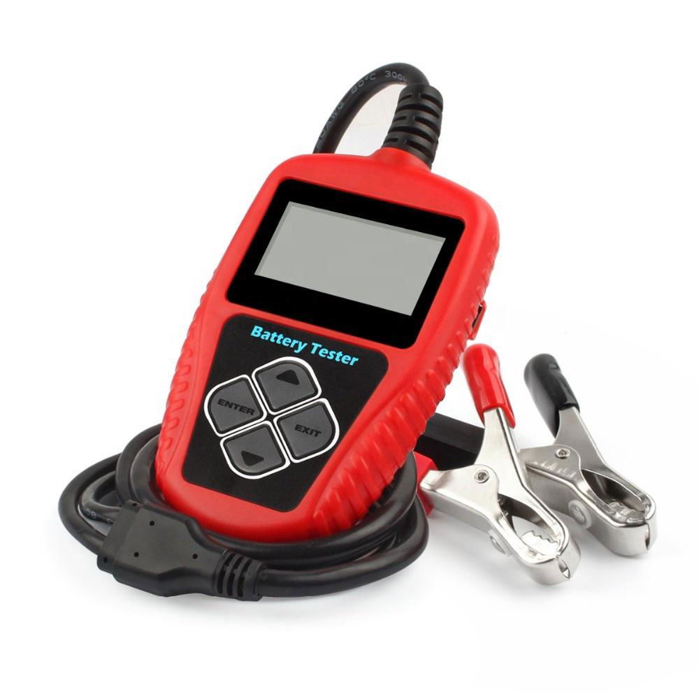 lightweight portable support multi language car motorcycle battery tester 5