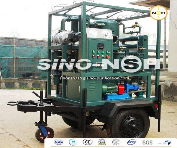 Sino-NSH Insulation oil purifier plant for transformer oil  2