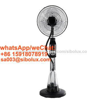 16 inch misting fan with remote control and LED diaplay/ventilador stand fan